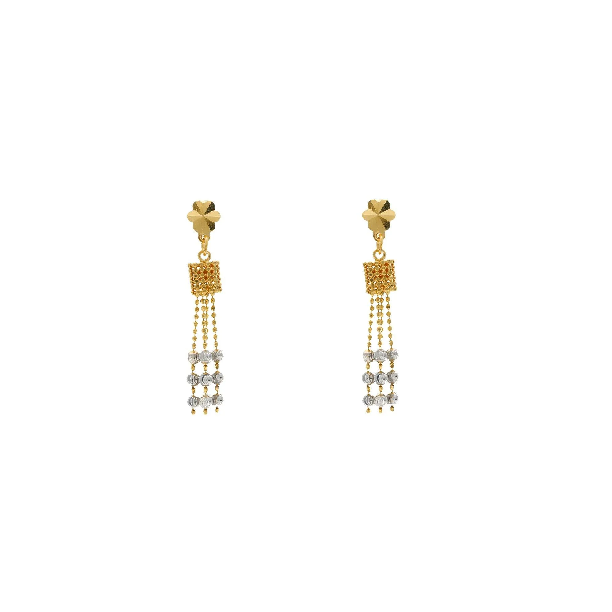 22K Yellow Gold royal and gorgeous singapore set with Earrings