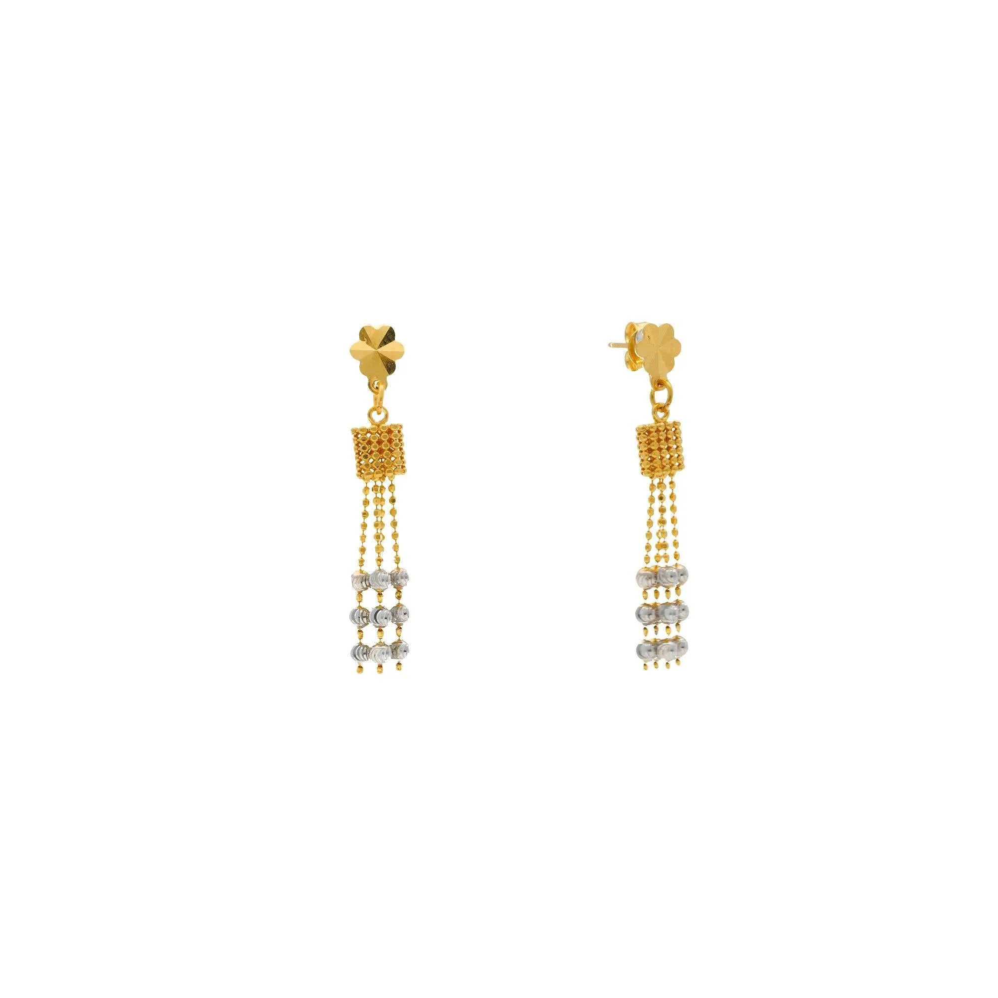 22K Yellow Gold royal and gorgeous singapore set with Earrings