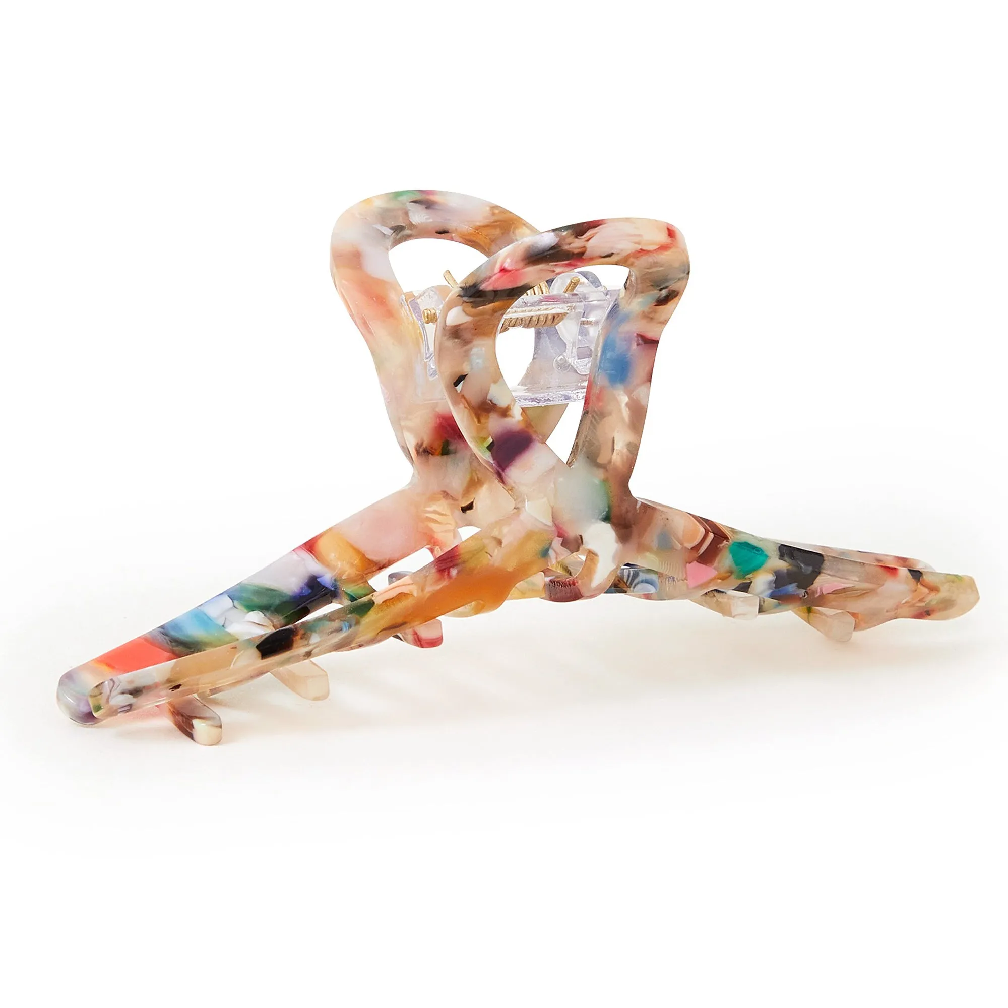 Accessorize London Multi Resin Twist Hair Claw Clip