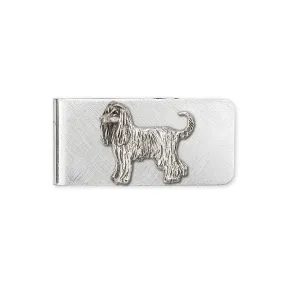 Afghan Hound Money Clip Jewelry Sterling Silver Handmade Dog Money Clip AF1-MC