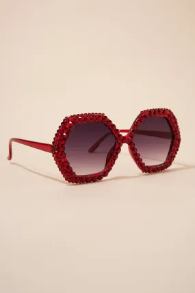 Annalise Rhinestone Sunglasses