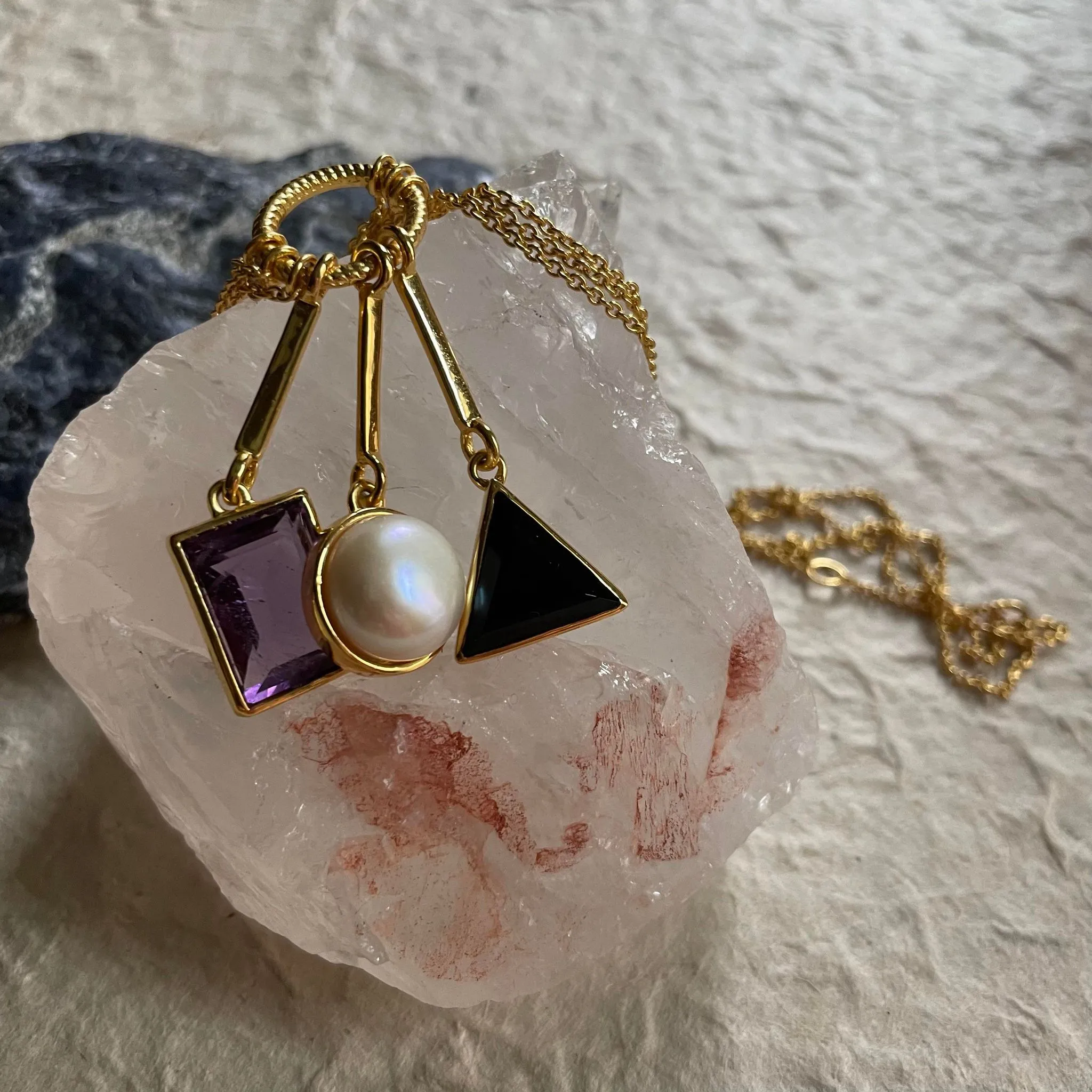 Aphrodite Necklace With Amethyst