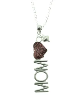 AVBeads Mom Pendant on 24 Y Chain Necklace JWL-NLH24-Mom