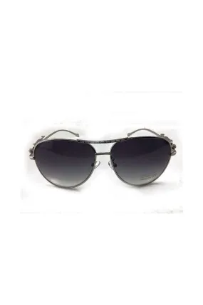 Aviator Sunglasses with jaguar detailed arms