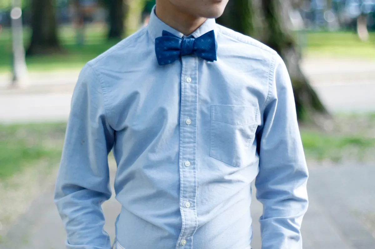 Bow Tie Red Kagasuri