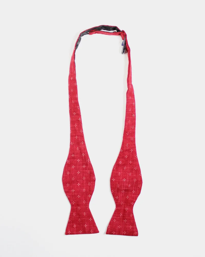 Bow Tie Red Kagasuri