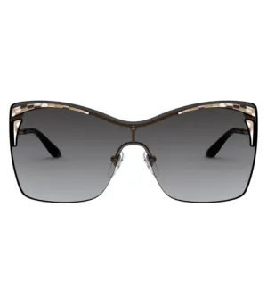 Bvlgari Women Grey Butterfly Sunglasses