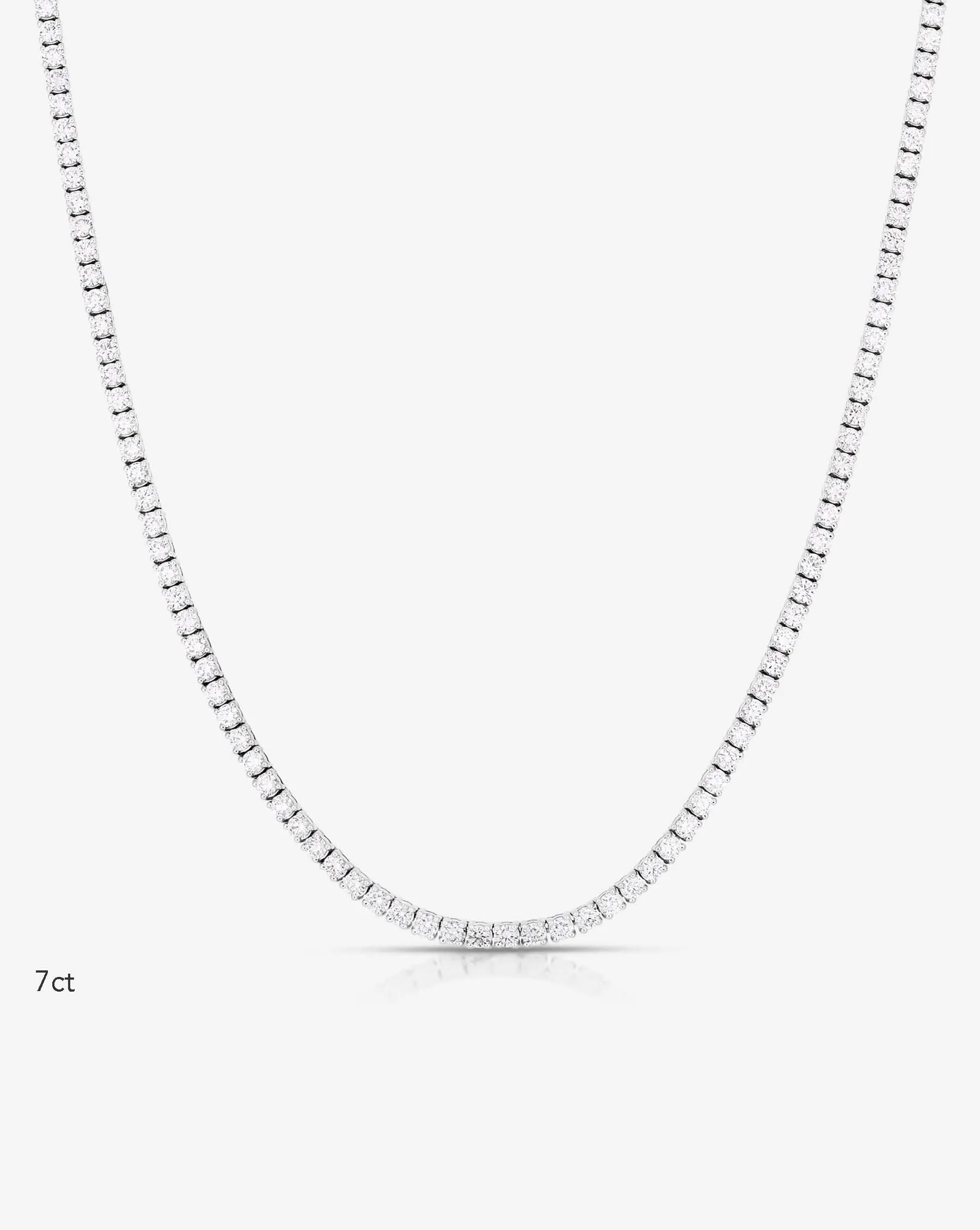 Classic Diamond Tennis Necklace