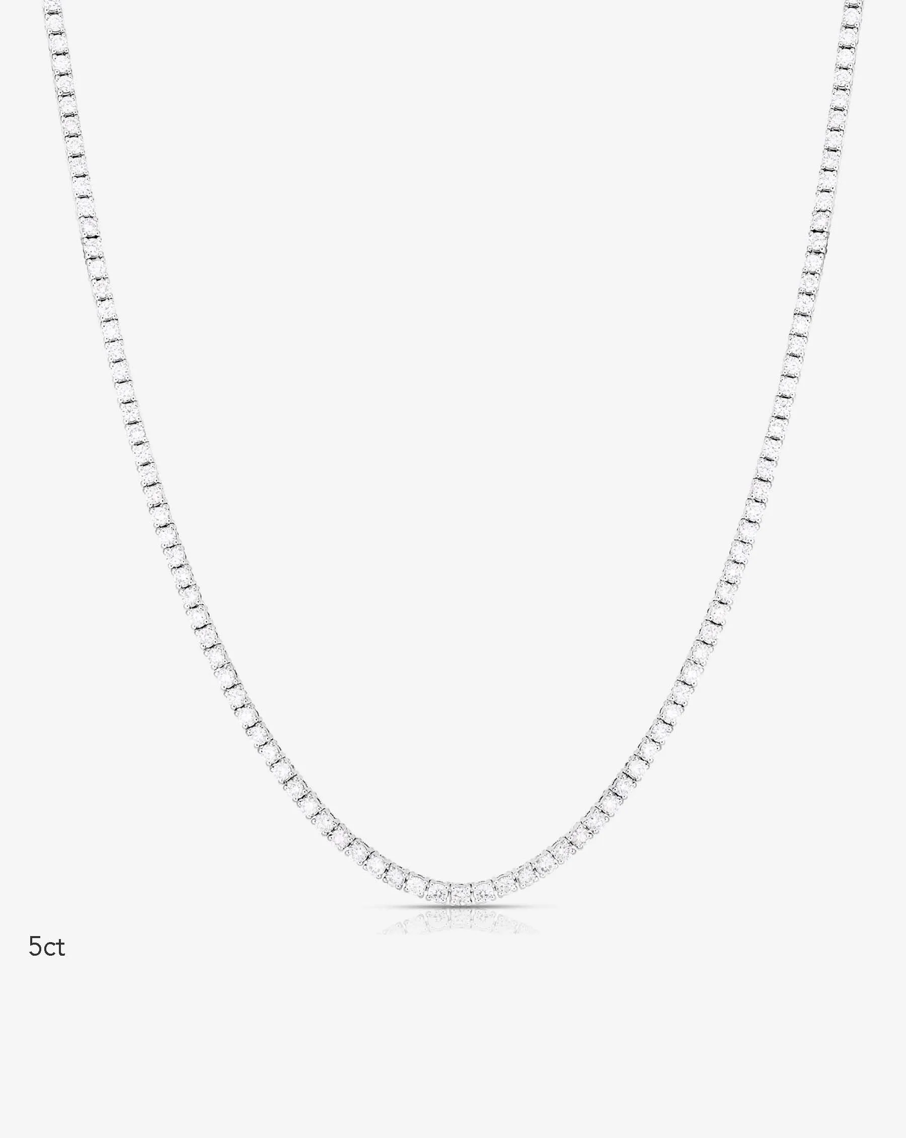 Classic Diamond Tennis Necklace