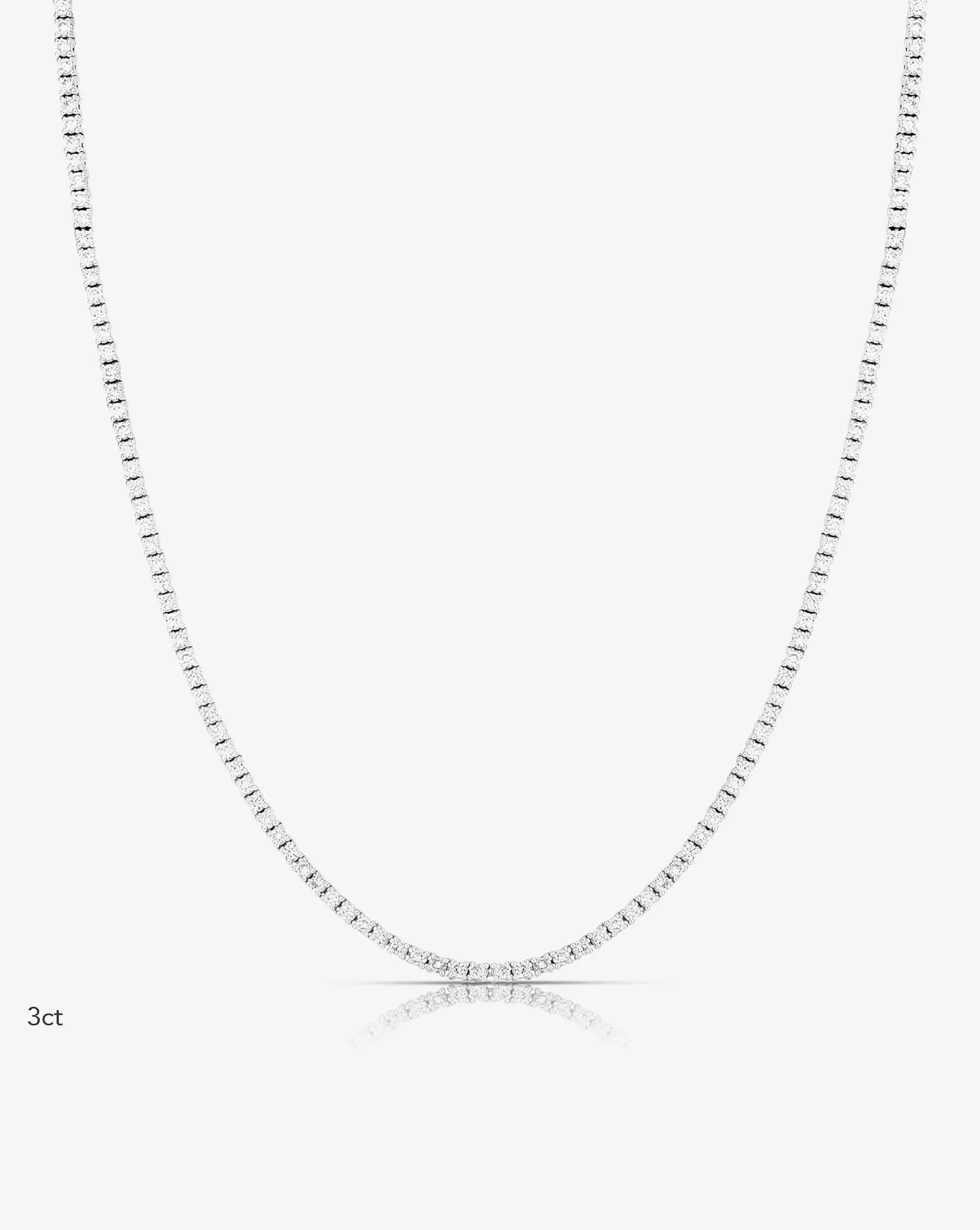 Classic Diamond Tennis Necklace