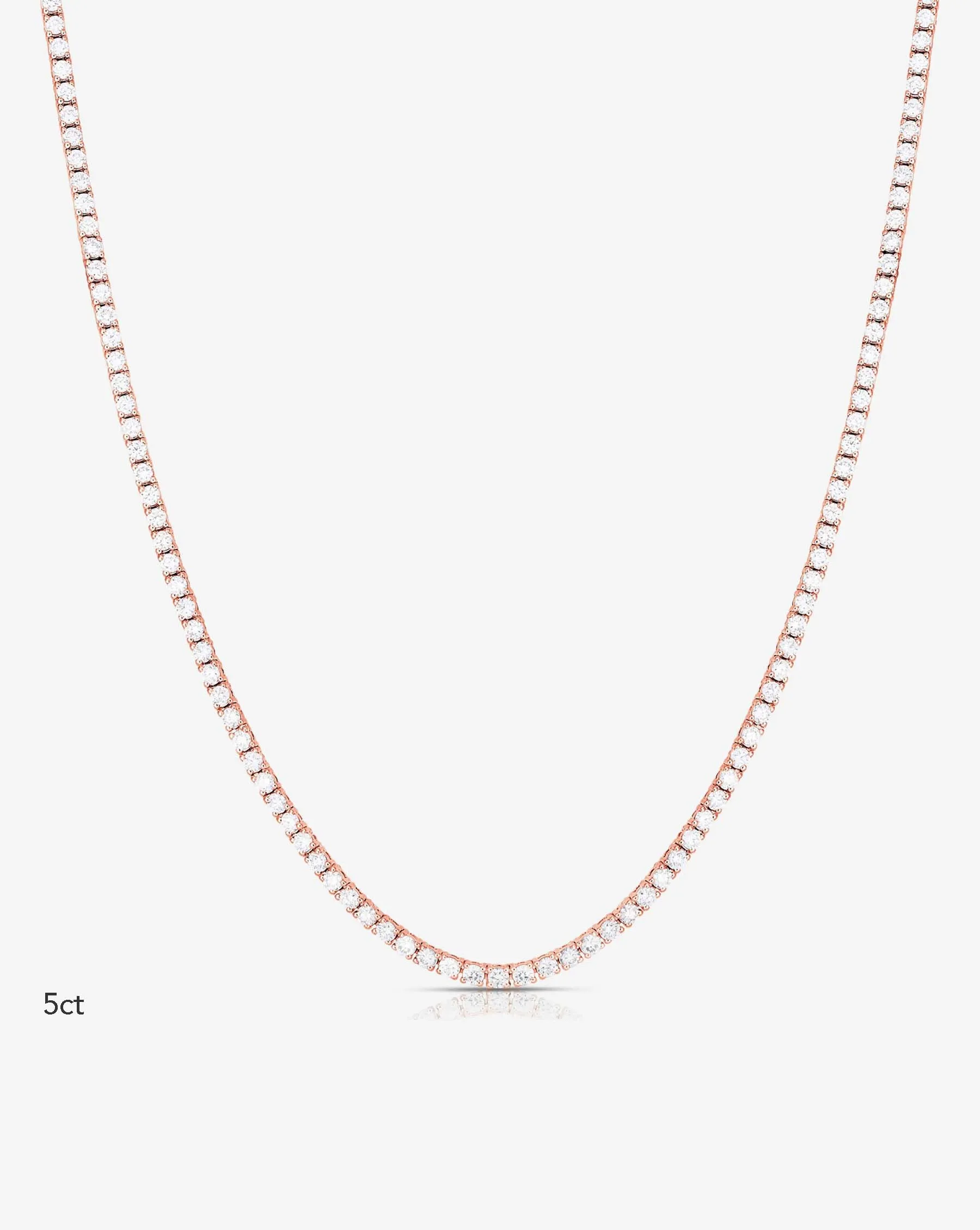 Classic Diamond Tennis Necklace