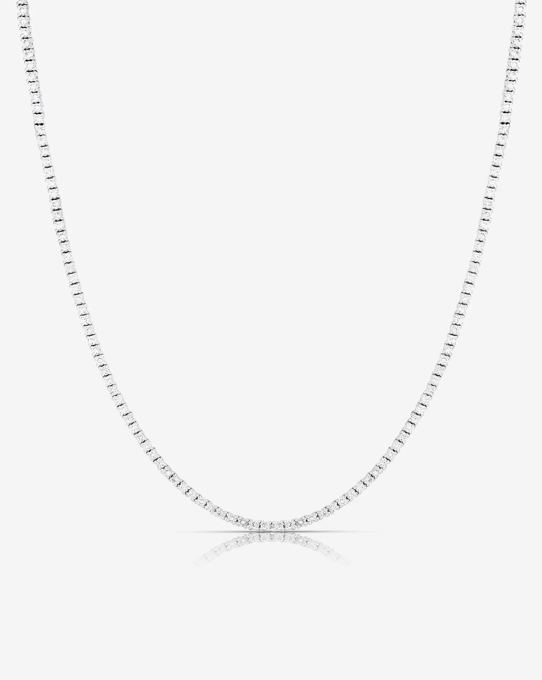 Classic Diamond Tennis Necklace