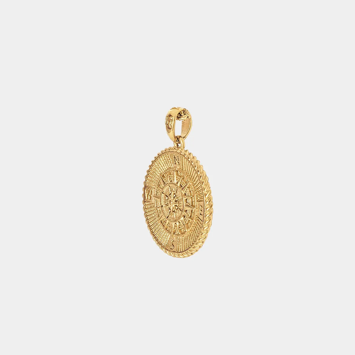 Compass Pendant - Gold