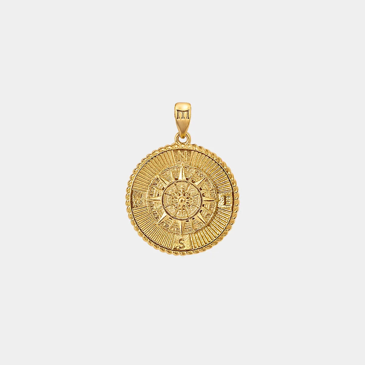 Compass Pendant - Gold