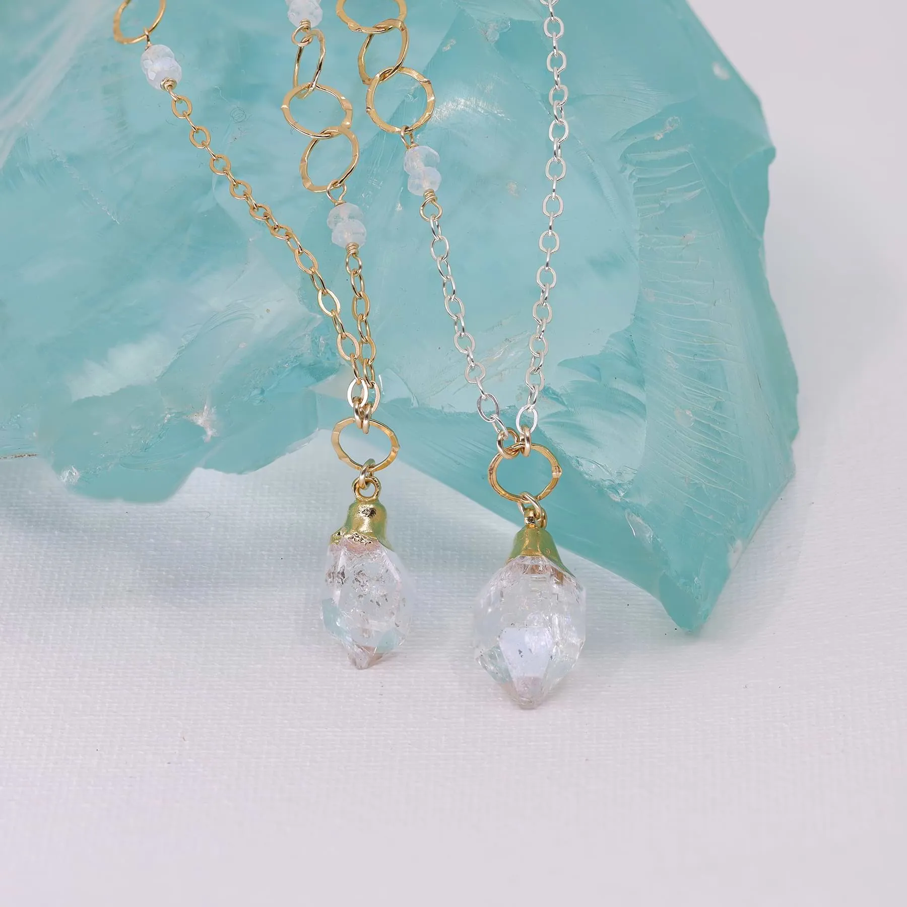 Diamonds In The Sky - Herkimer Diamond Necklace