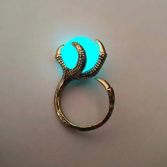 Dragon's Claw Glow in the Dark Ring