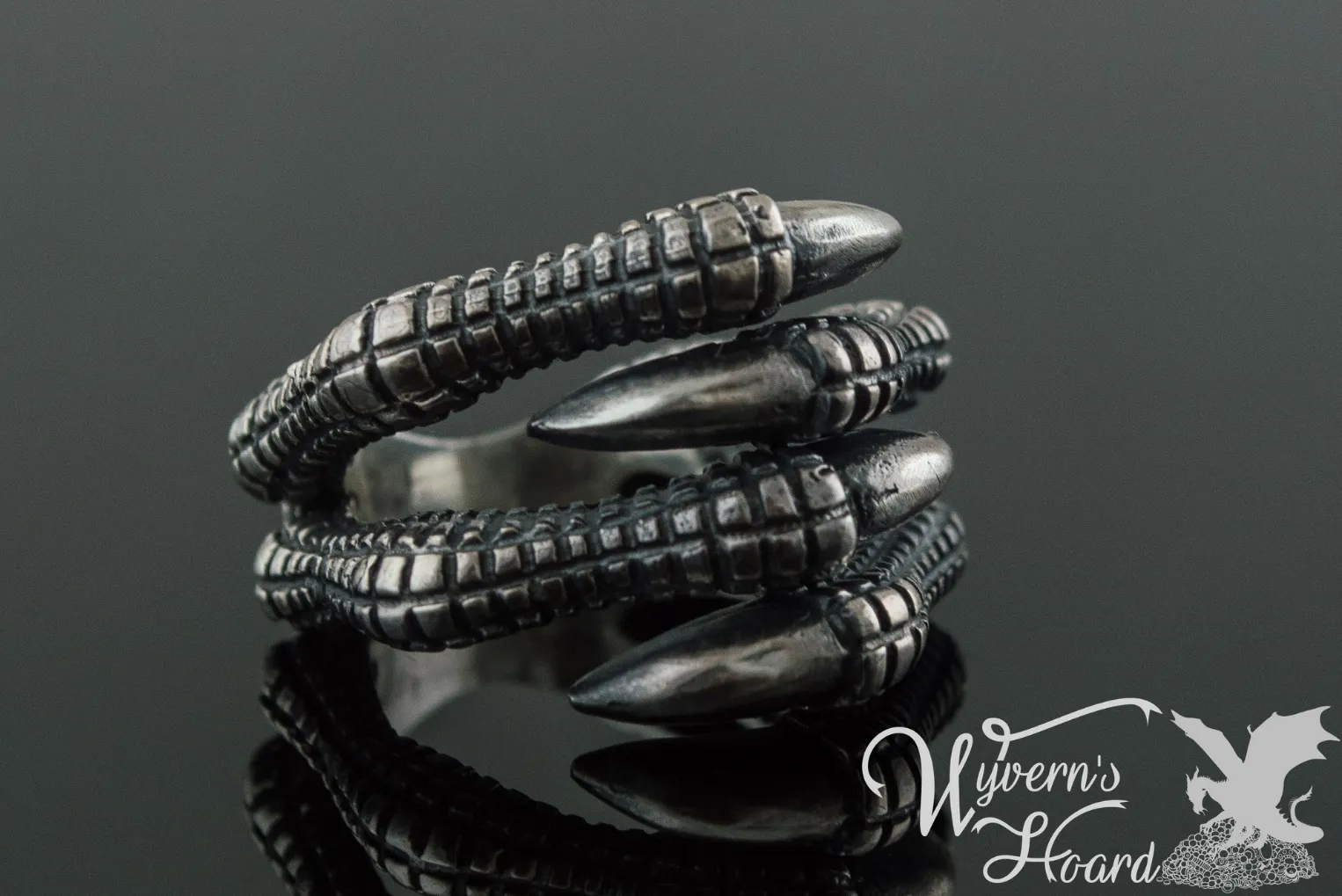 Dragon's Claw Sterling Silver Ring