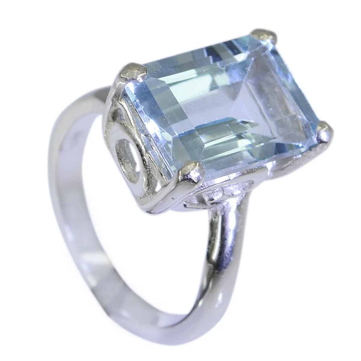 Drop-Dead Gem Blue Topaz 925 Sterling Silver Ring Jewelry Store Near Me