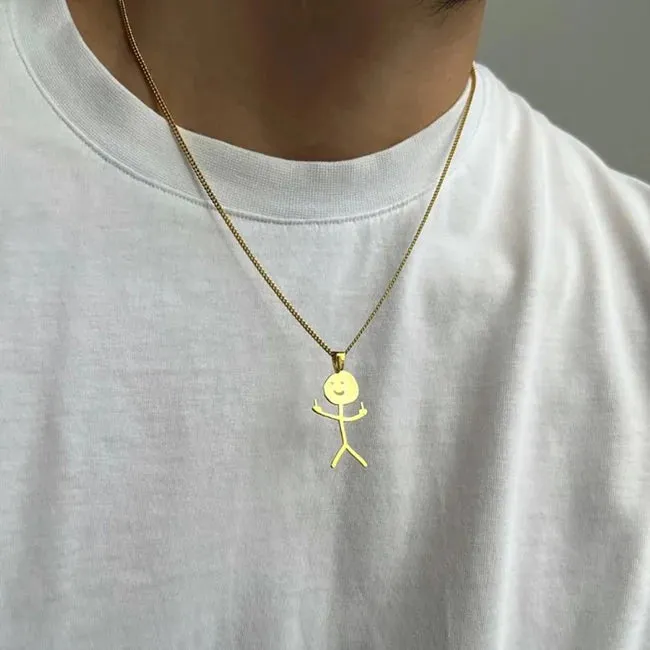 Elegant Emoticon Necklace