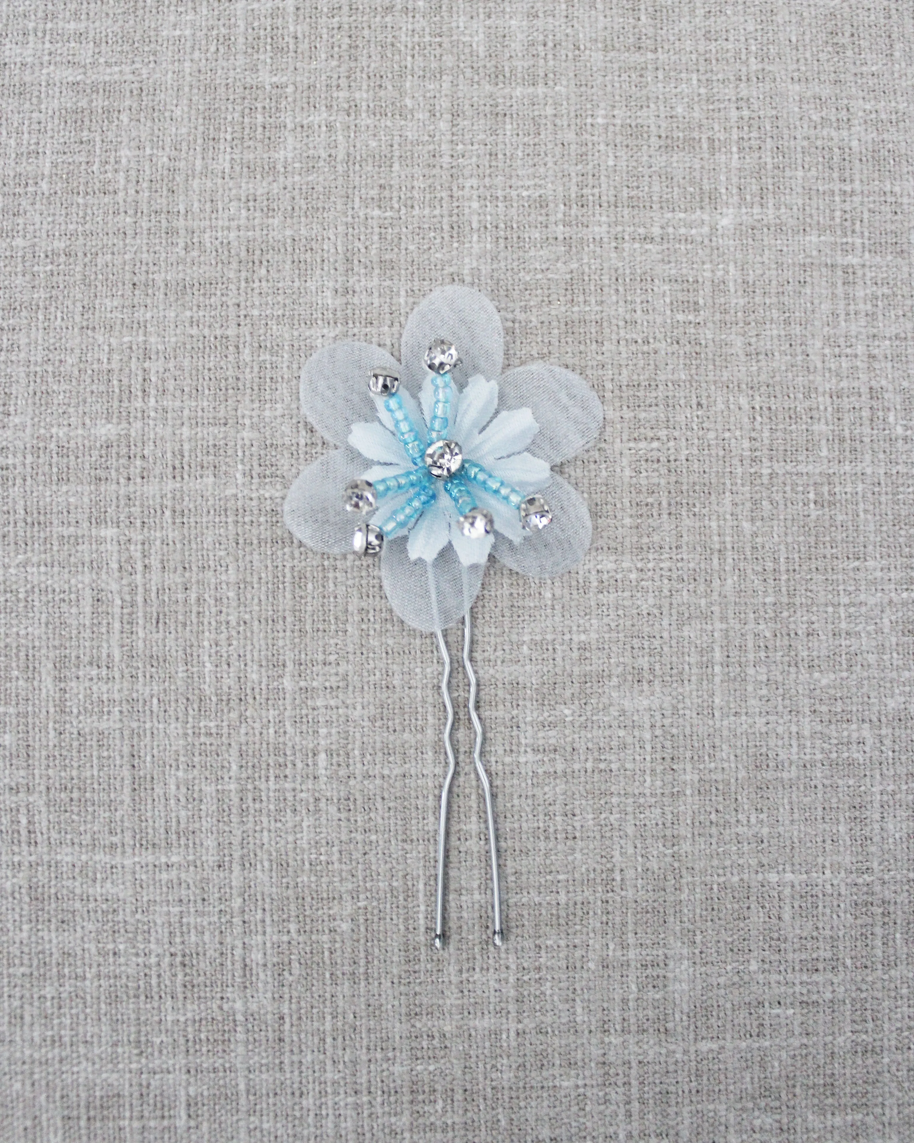 Embellished Flower Hair Pin