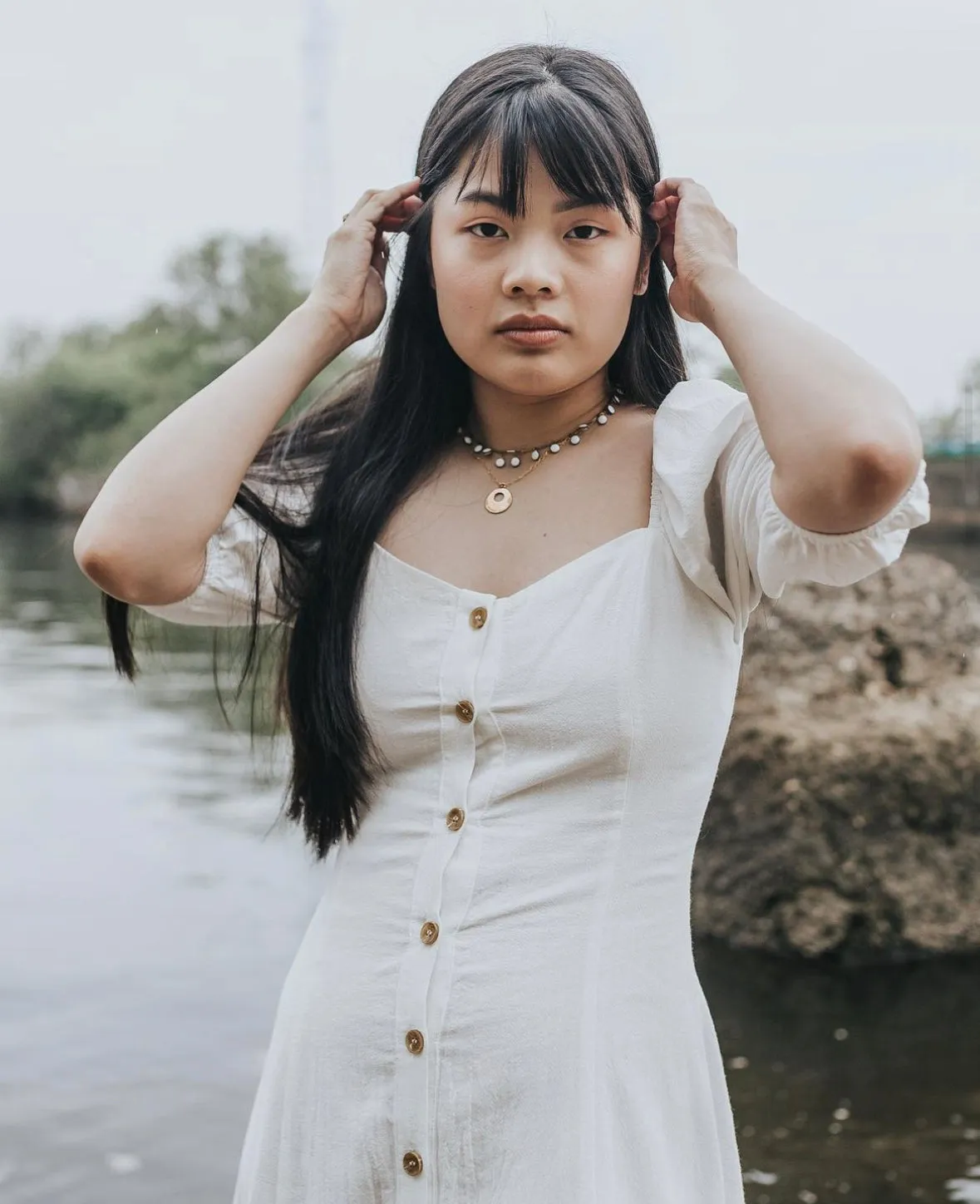 Enameled Fringe Choker