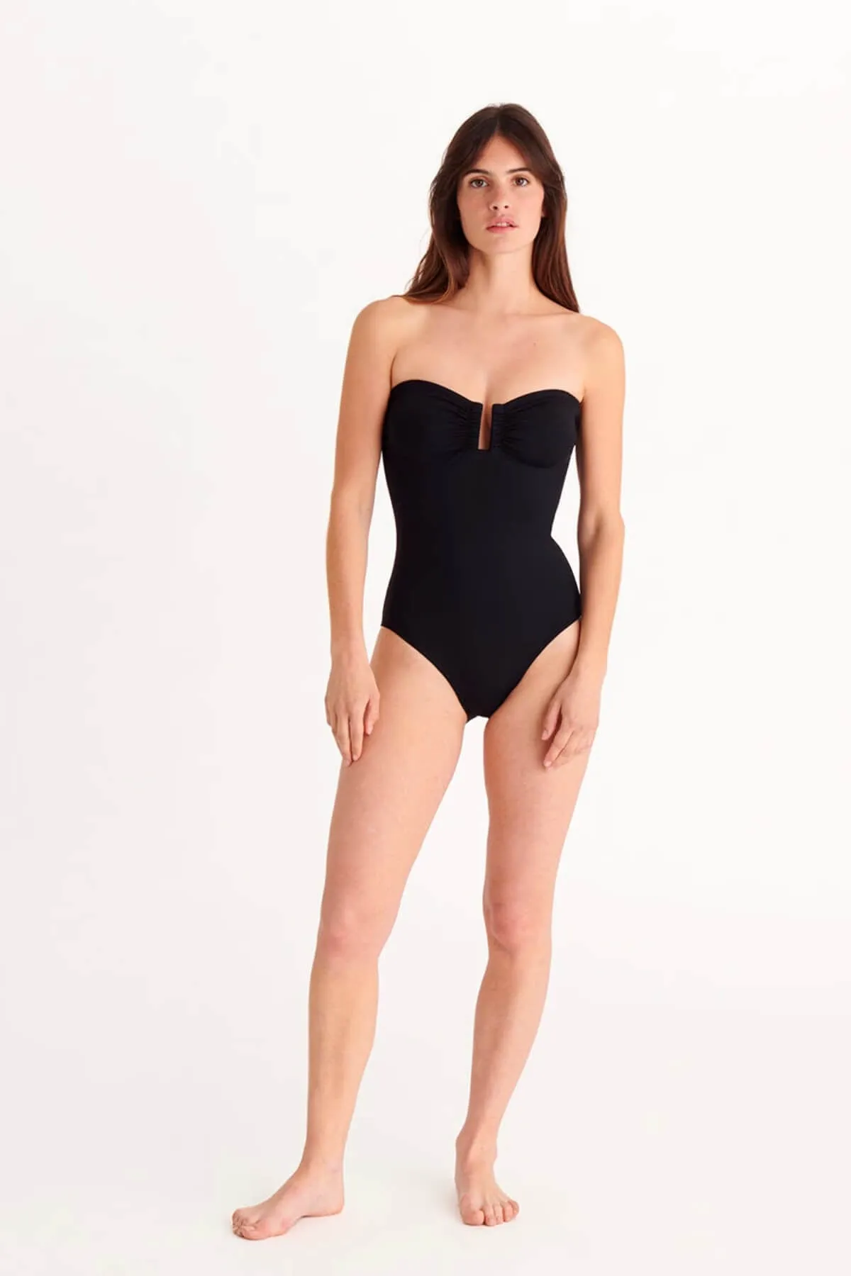 Eres Cassiopee Strapless One Piece Swimsuit - Ultra Black