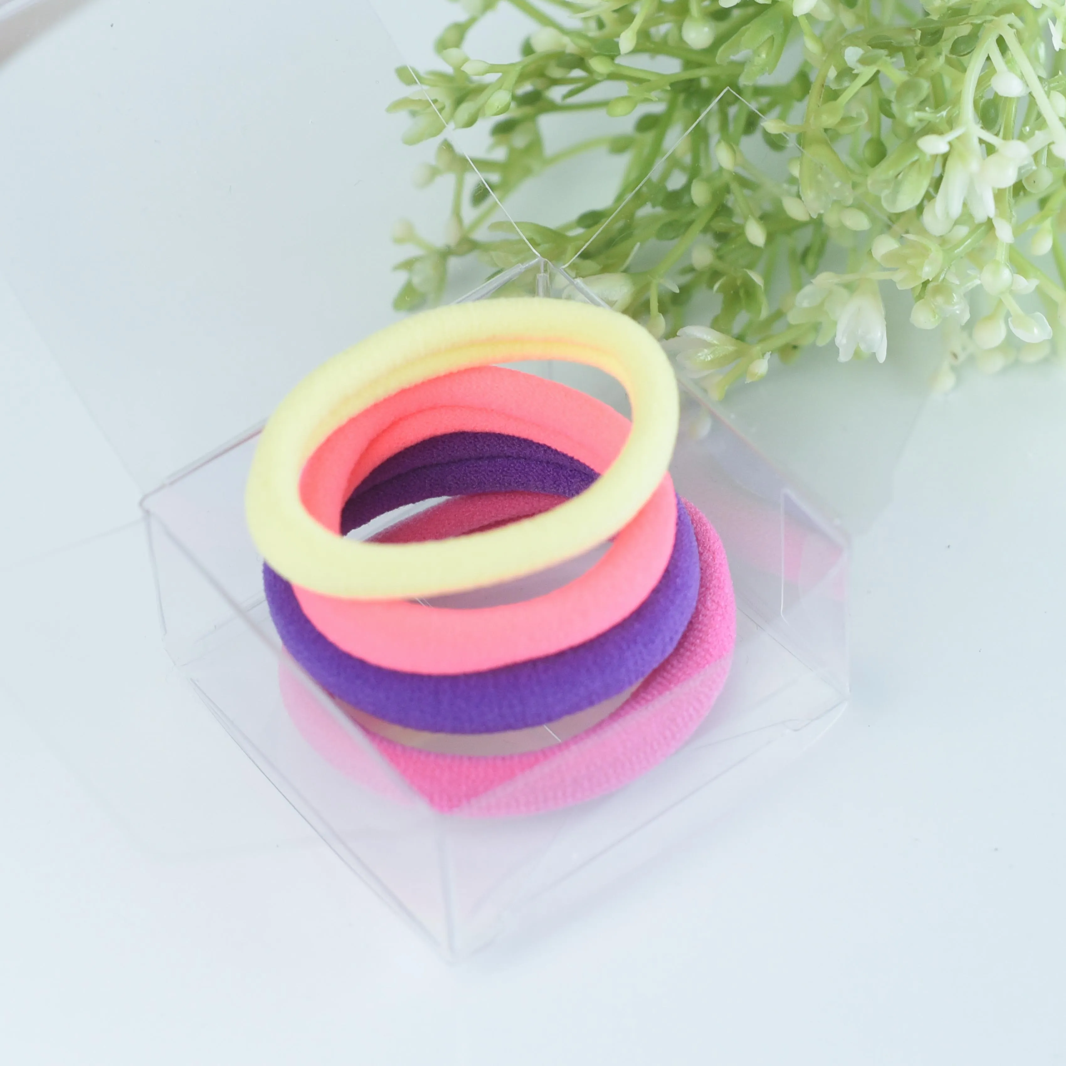 Fabric Softie Hair Ties-Brights