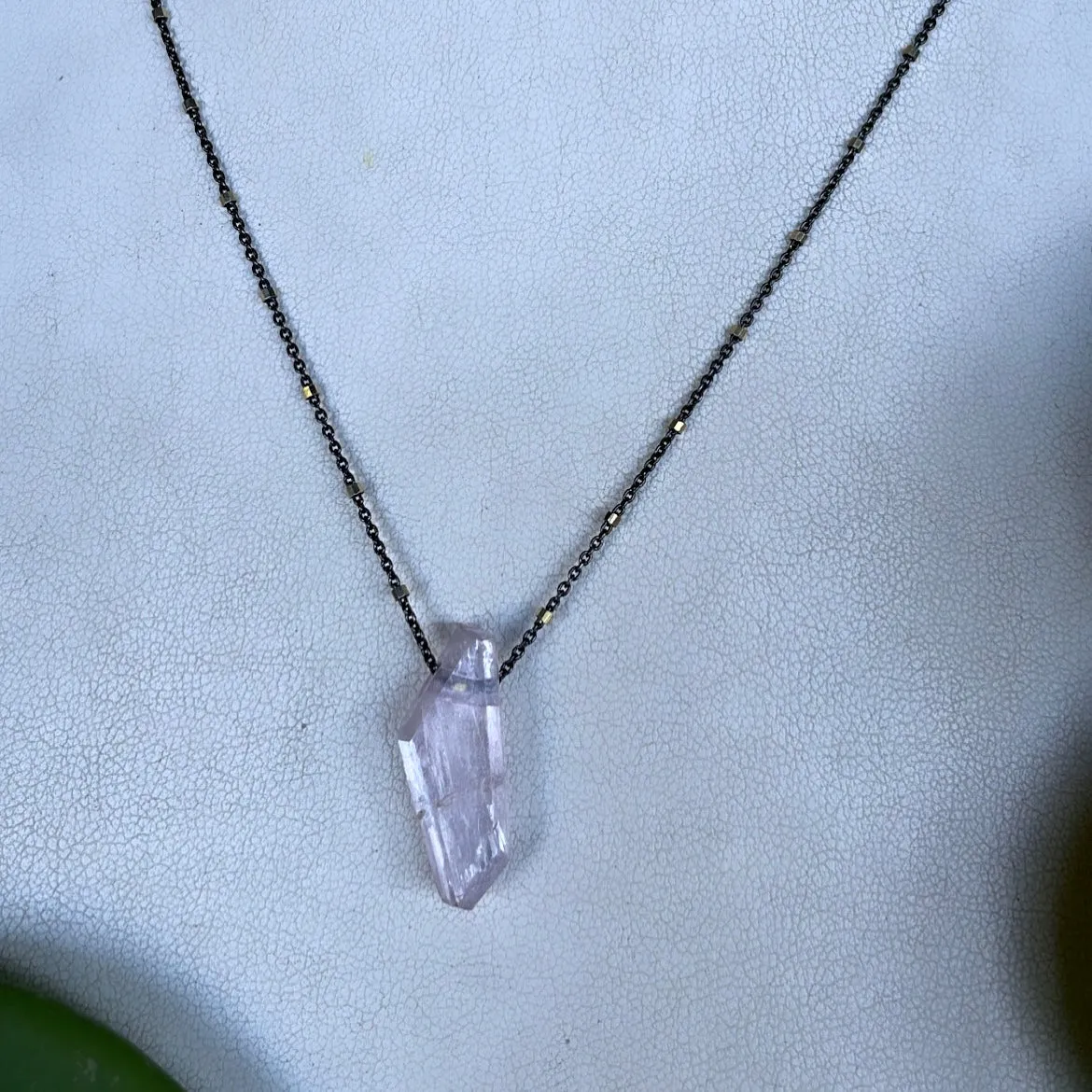 (For Pamela)Simple Kunzite Pendant