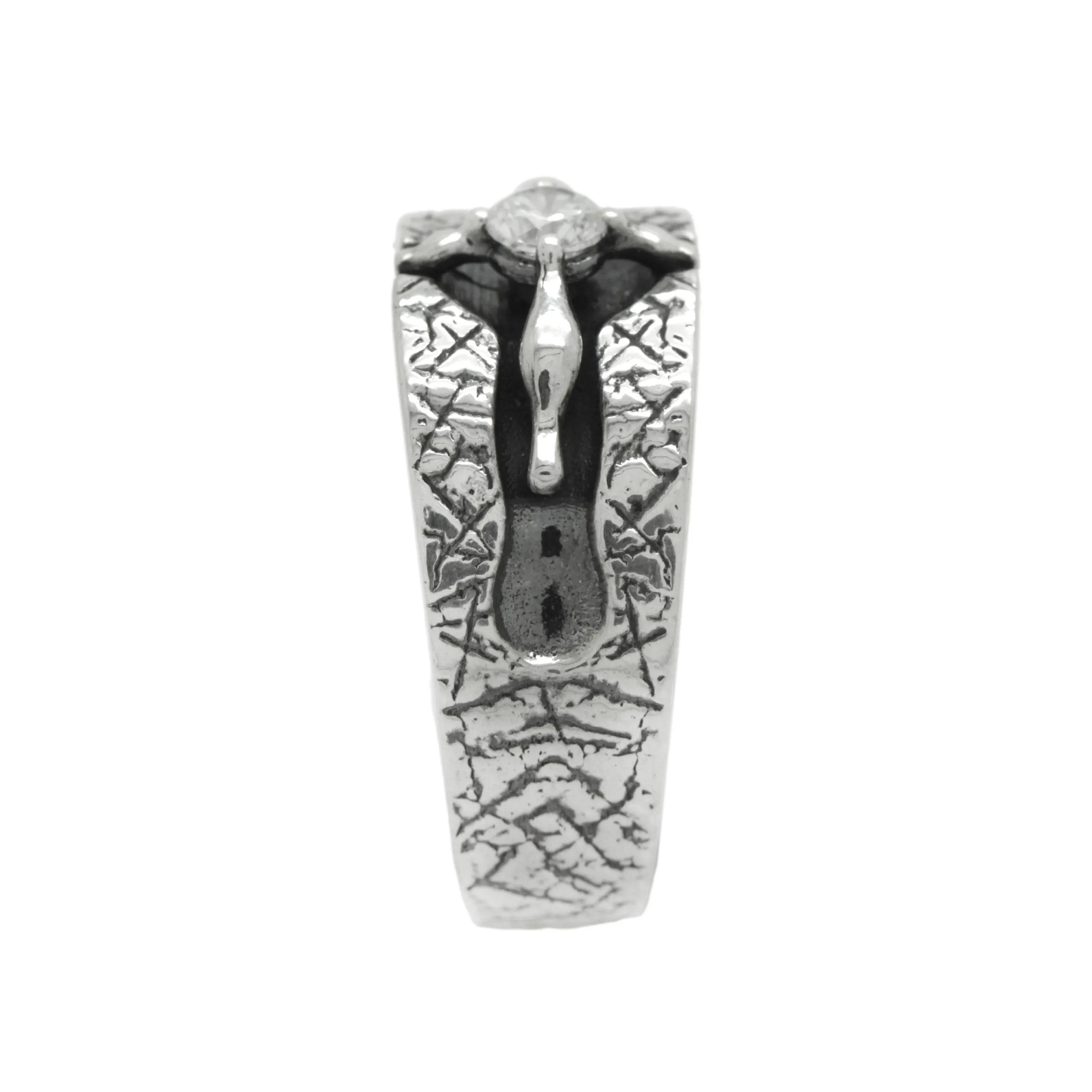 Four River of Eden Women Men Band Ring Sterling Silver