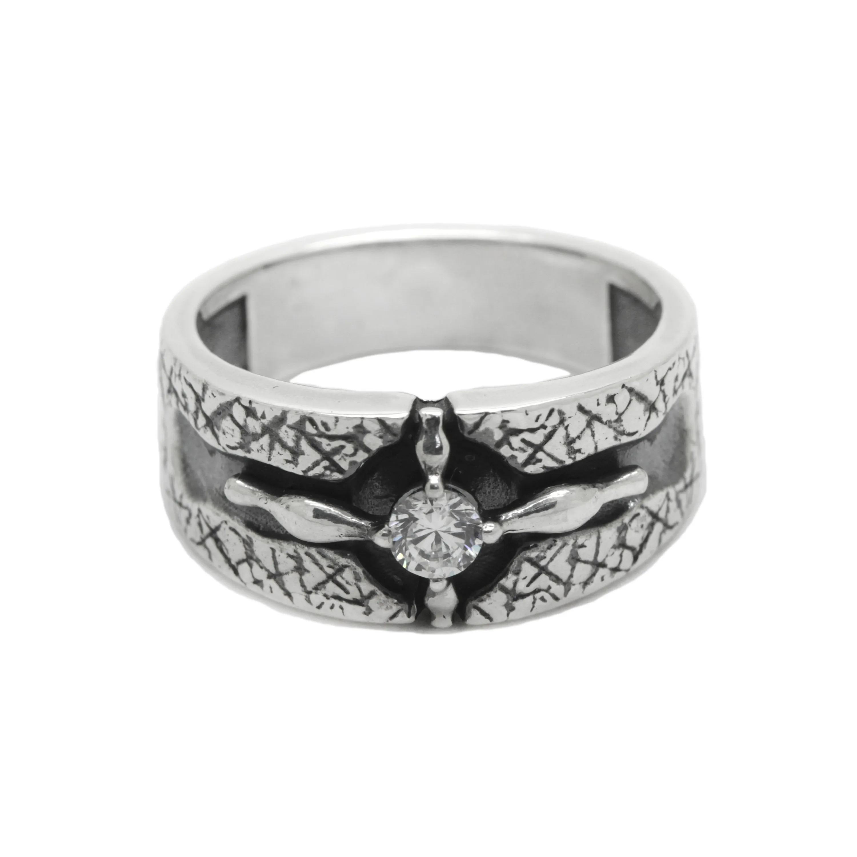 Four River of Eden Women Men Band Ring Sterling Silver