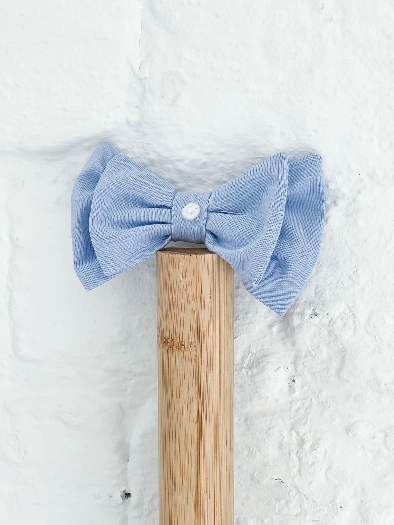 Girls Small Blue Hairbow