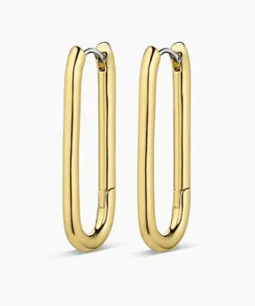 Gorjana Zoey Link Hoops - Gold