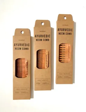 Handmade Ayurvedic Neem Comb: Great for Hair Salons