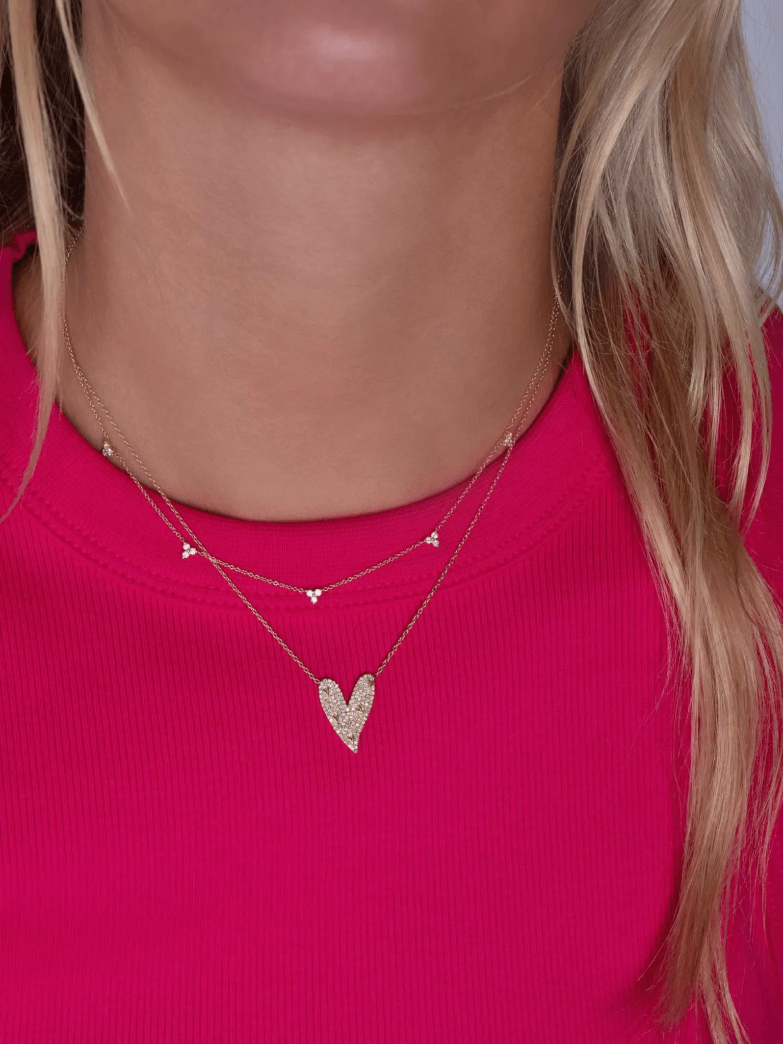 Heidi Heart Necklace 14K