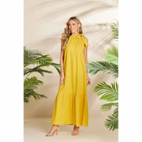 Julip Maxi Dress by Mud Pie - Mustard