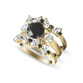 Kate Midnight Sapphire Trio Ring