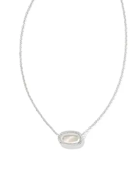 Kendra Scott Elisa Ridge Frame Short Pendant Necklace