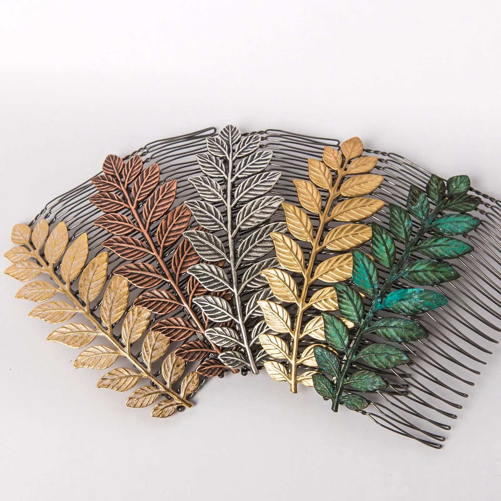 Large Leaf Hair Combs