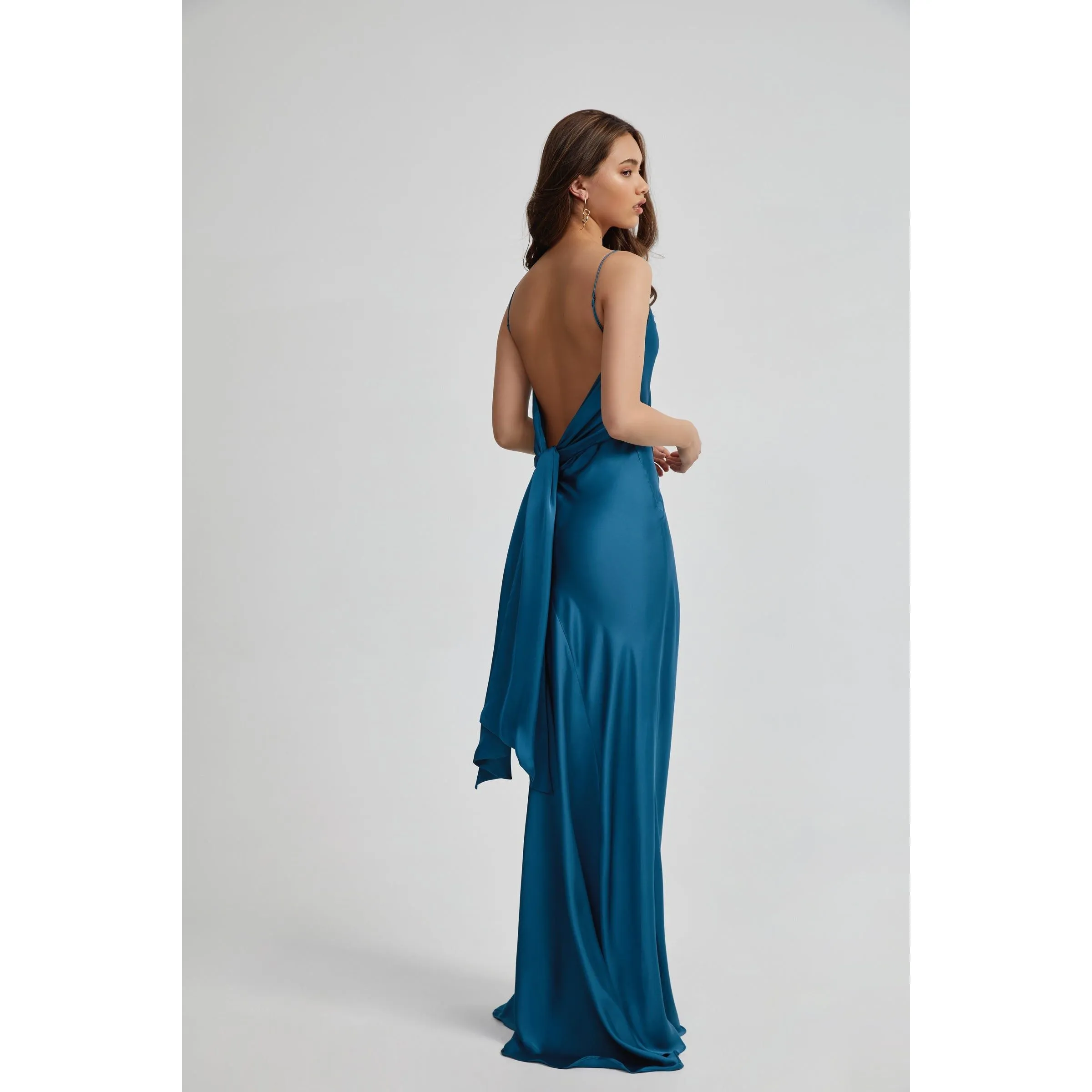 Lexi Romy Teal Dress - Elegant Evening Wear