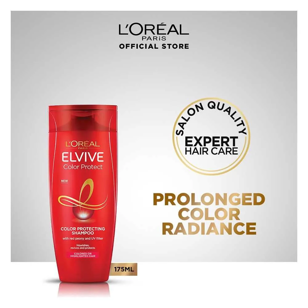 175ml LOreal Paris Colour Protect Shampoo for Coloured Hair - Protecting Formula