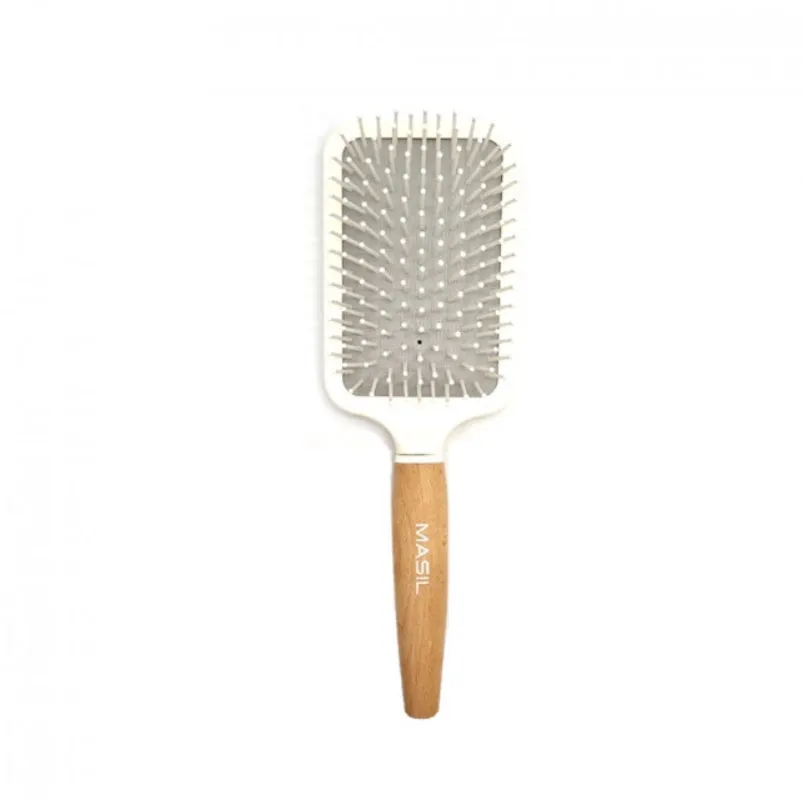 Masil Wooden Paddle Brush Hair Scalp Massage Fashion Beauty Styling