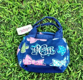 Monogrammed Bow tie Lunch bag