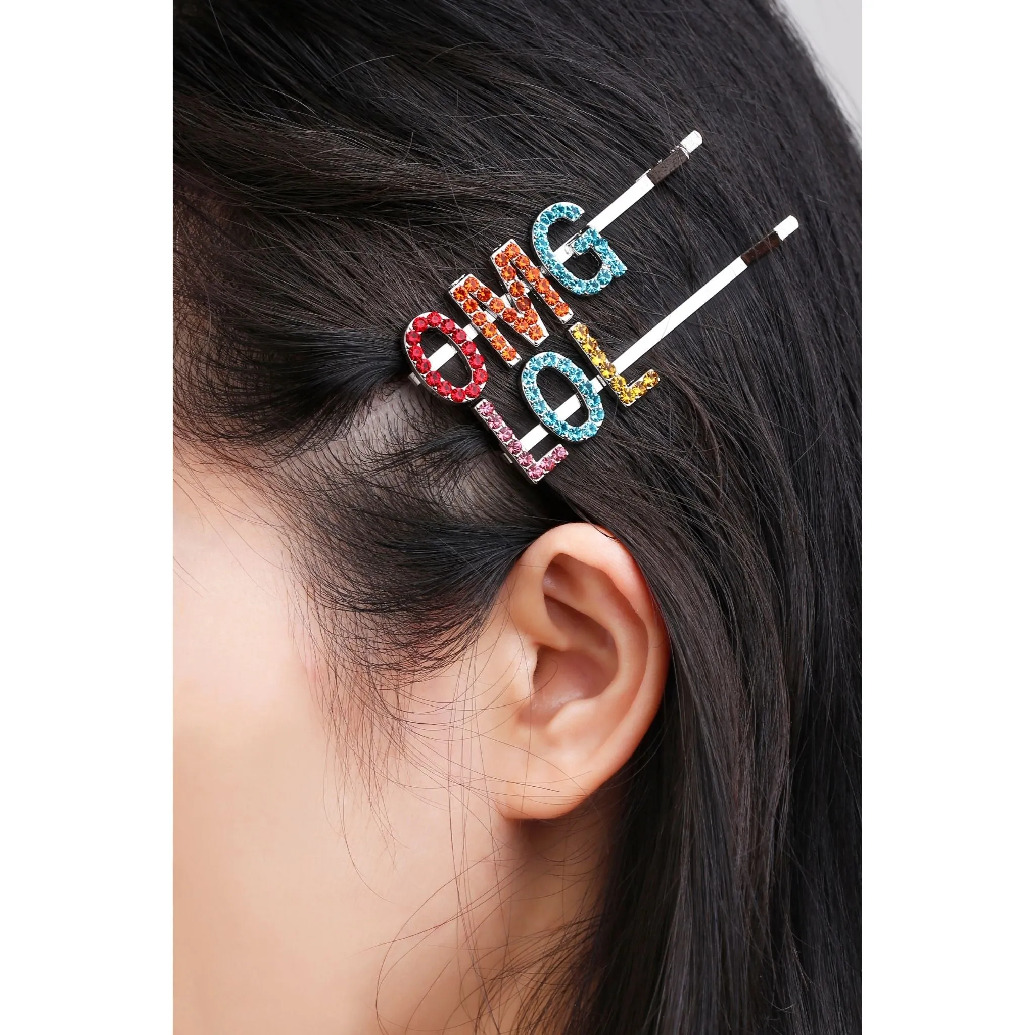 OMG & LOL Hair Pin Set