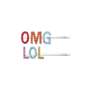 OMG & LOL Hair Pin Set