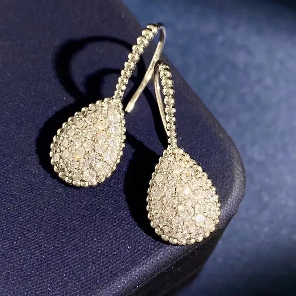 Party Jewelry Earrings For Women Luxury Engagement Geometry Water S3643653