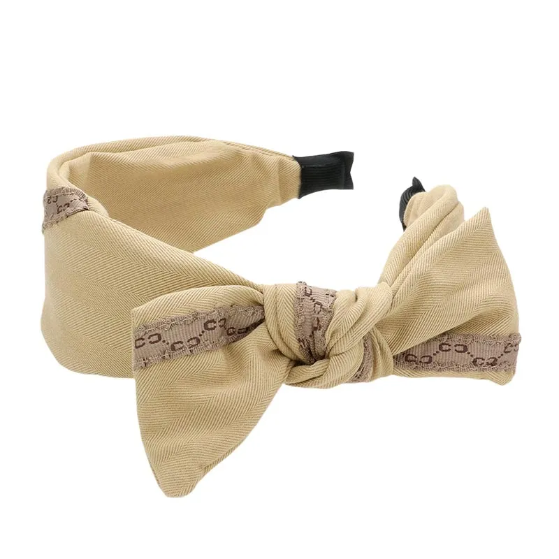 Pattern Detailed Bow Headband