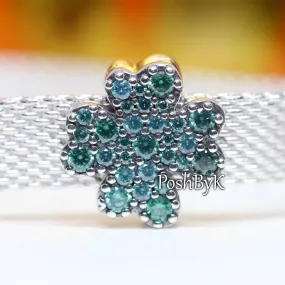 Pavé Four-Leaf Clover Clip Charm 798601C01