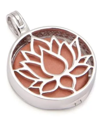 Pendant, SS Blooming Lotus