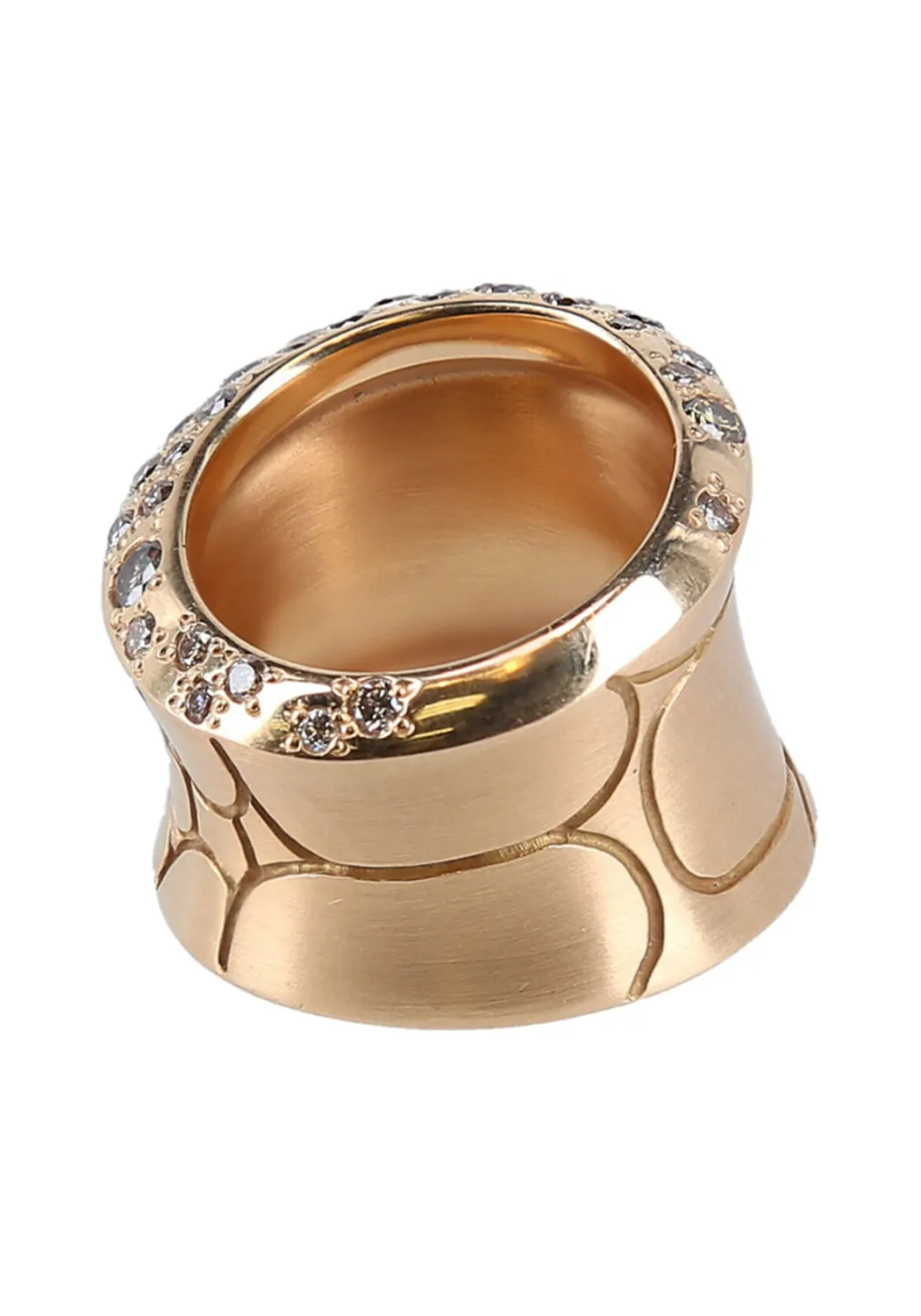 Pomellato Cocco 18K Rose Gold Diamond Ring