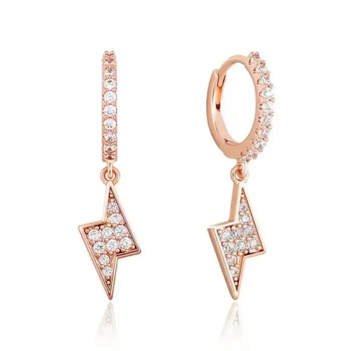 Power Up Your Style with Lightning Dangling Earrings!